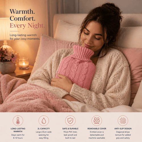 Cosy Purpose™ Hot Water Bottle & Cover