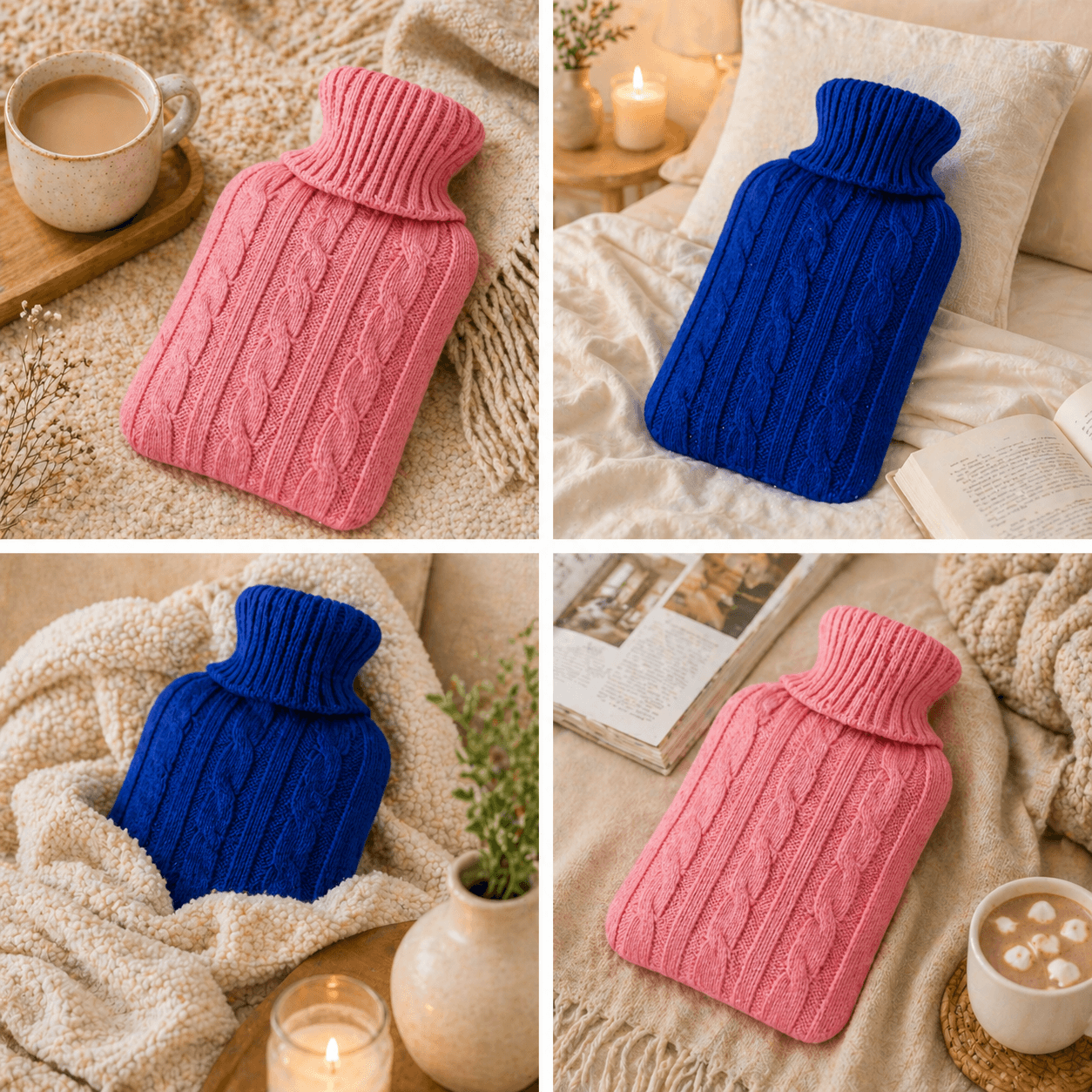 Cosy Purpose™ Hot Water Bottle & Cover