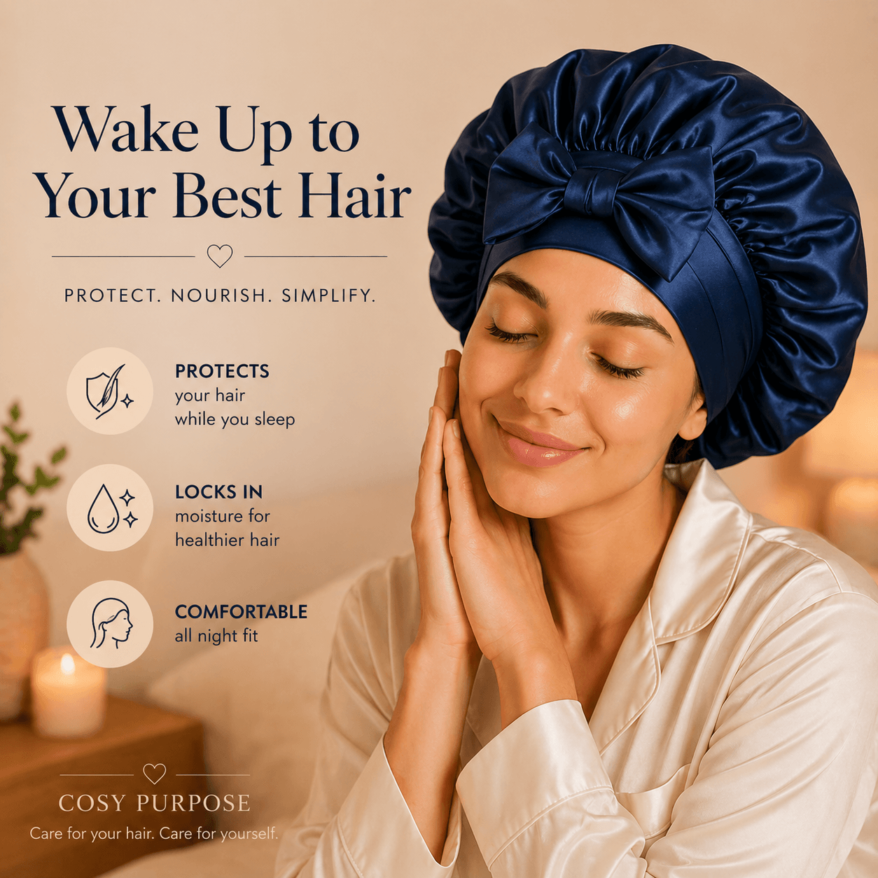 Cosy Purpose™ Sleeping Bonnet