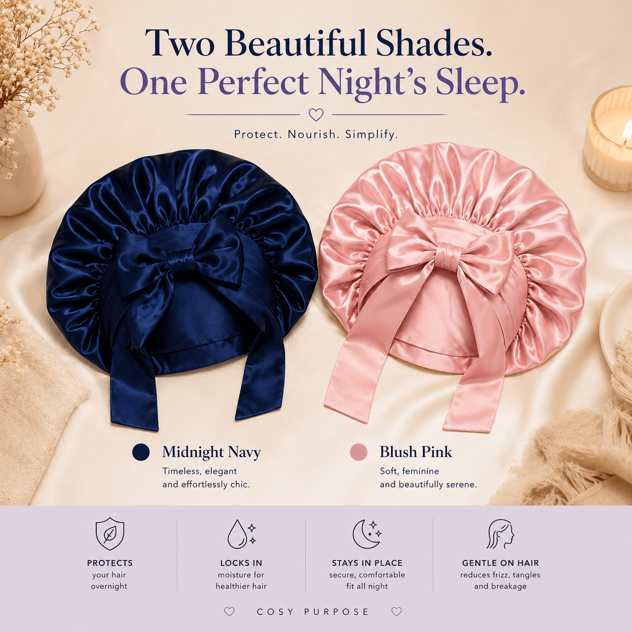 Cosy Purpose™ Sleeping Bonnet