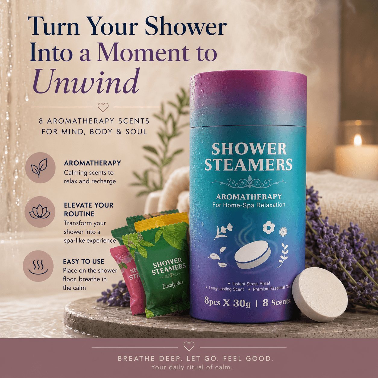 Cosy Purpose™ Shower Steamers